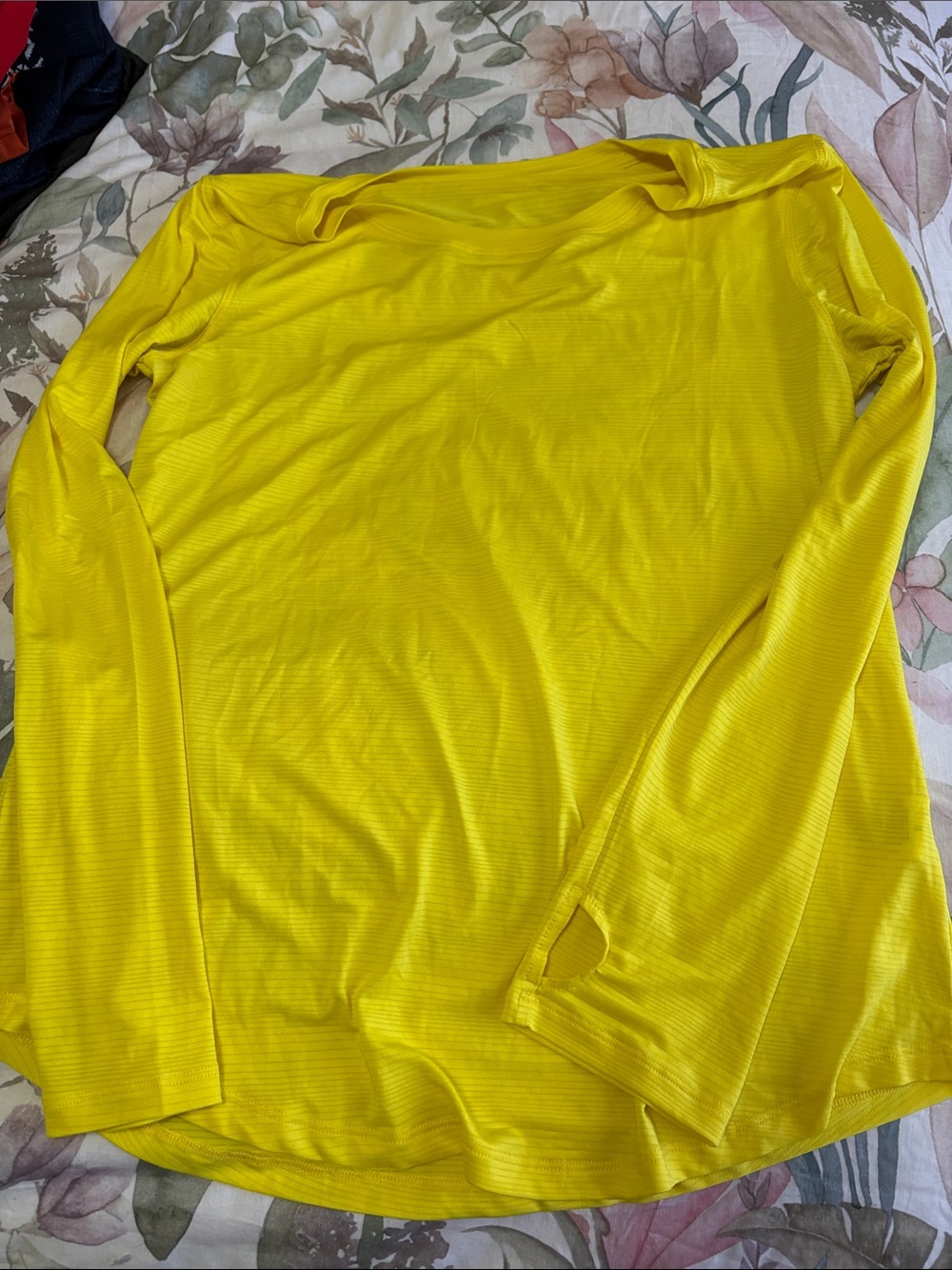 ZYIA Bright Yellow Long Sleeve Women's Top